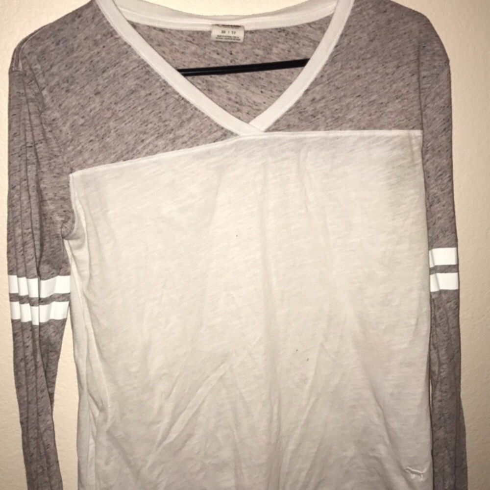 “Pink” long sleeve v neck